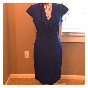 🌺Calvin Klein Royal Blue Dress Size 8
